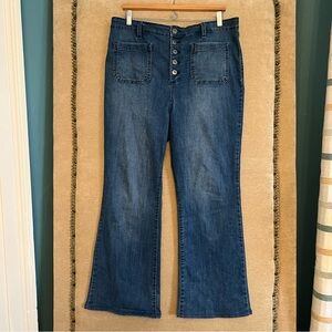 STYLE & CO Plus Size High Waist Button Fly Boot Cut Jeans